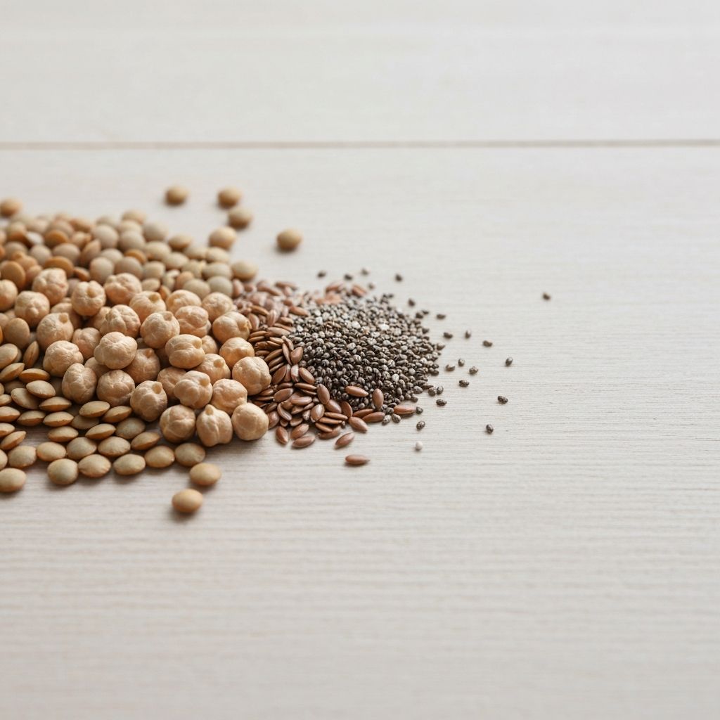 Hülsenfrüchte und Samen als Ballaststoffquellen